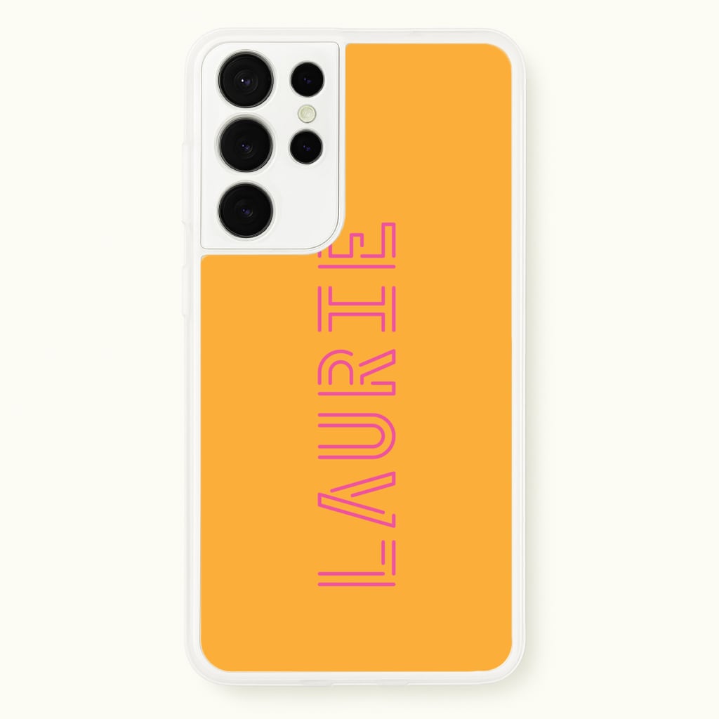 Neon Sign Personalised Name - Personalised Phone Case for Galaxy S21 Ultra
