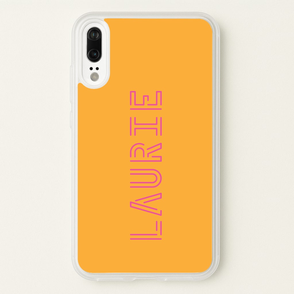 Neon Sign Personalised Name - Personalised Phone Case for Huawei P20