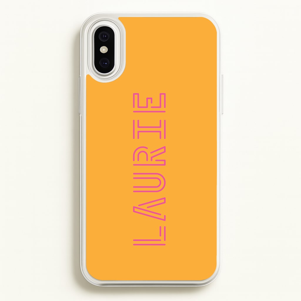 Neon Sign Personalised Name - Personalised Phone Case for iPhone XS Max