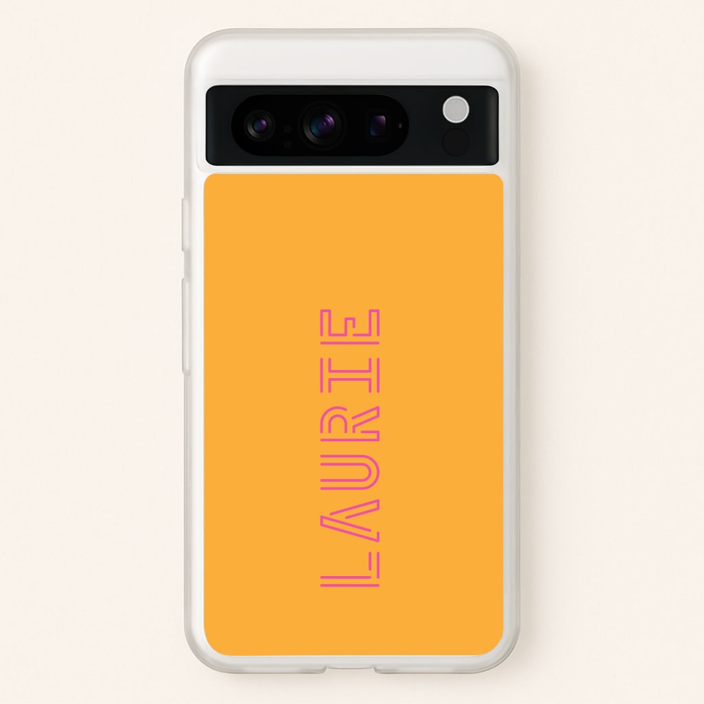 Neon Sign Personalised Name - Personalised Phone Case for Google Pixel 8 Pro