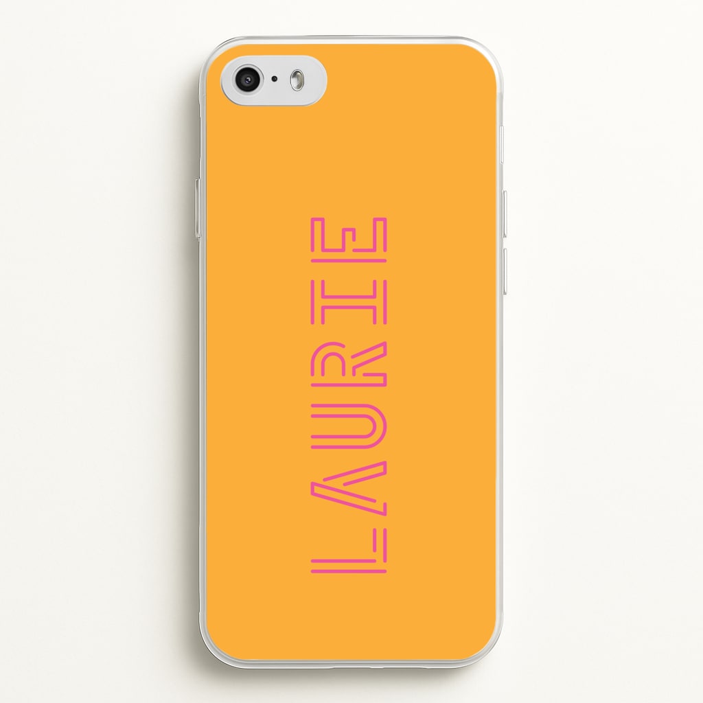 Neon Sign Personalised Name - Personalised Phone Case for iPhone 5 / 5s / SE 2016