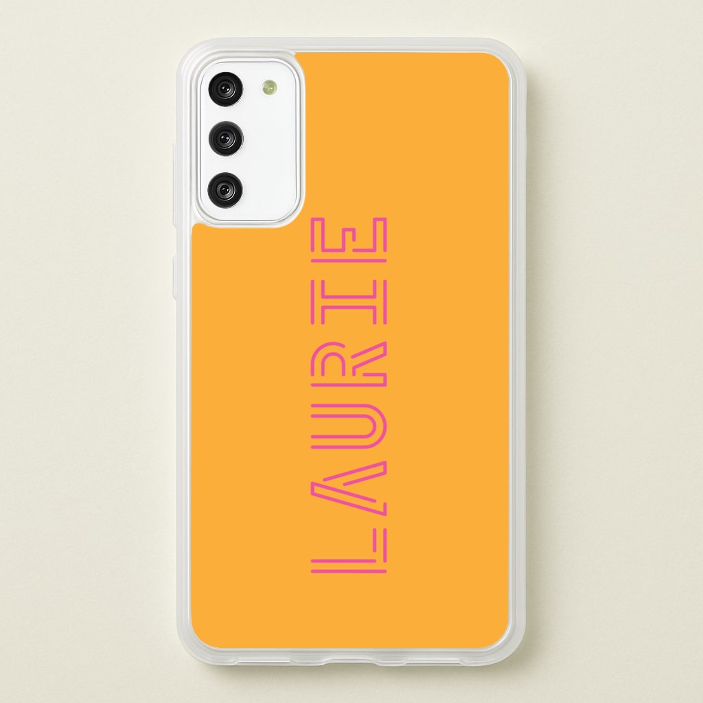 Neon Sign Personalised Name - Personalised Phone Case for Galaxy S20FE