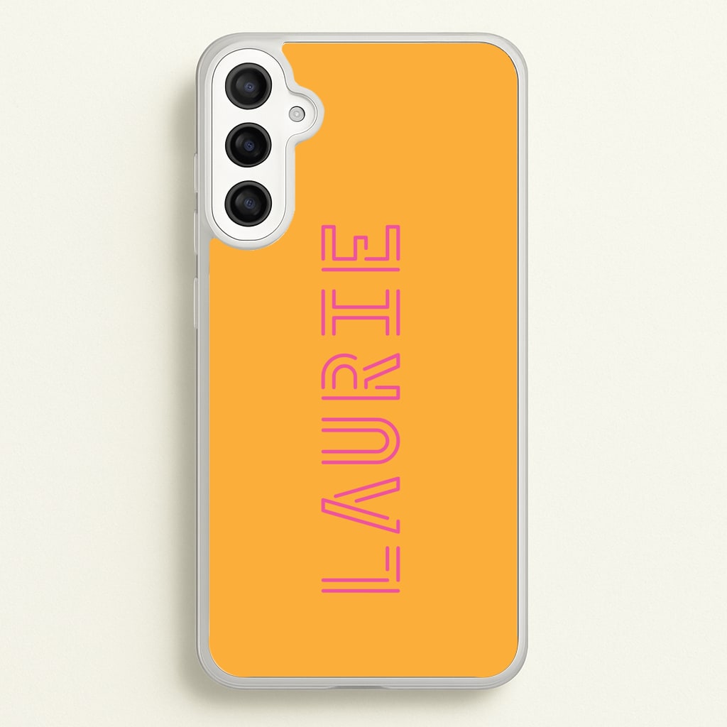 Neon Sign Personalised Name - Personalised Phone Case for Galaxy A36