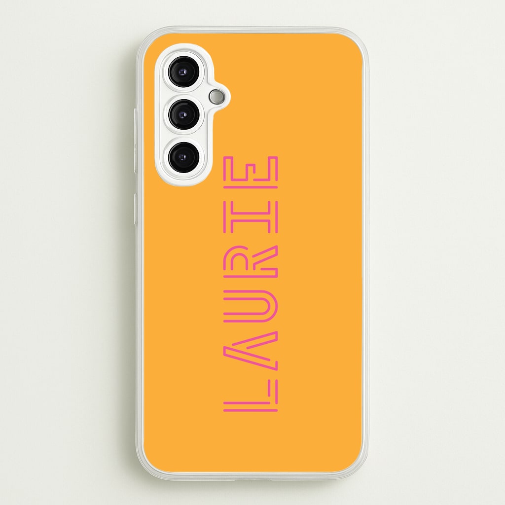 Neon Sign Personalised Name - Personalised Phone Case for Galaxy A14