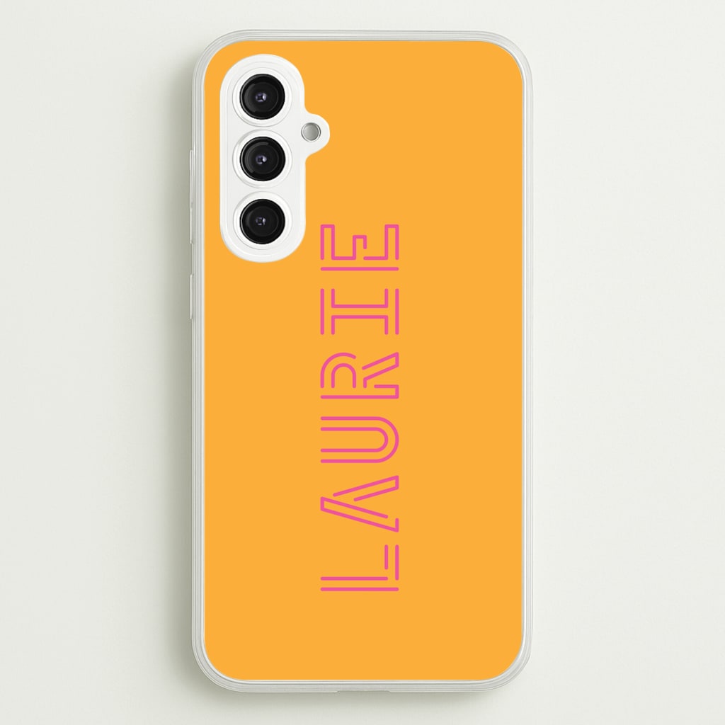 Neon Sign Personalised Name - Personalised Phone Case for Galaxy S23FE
