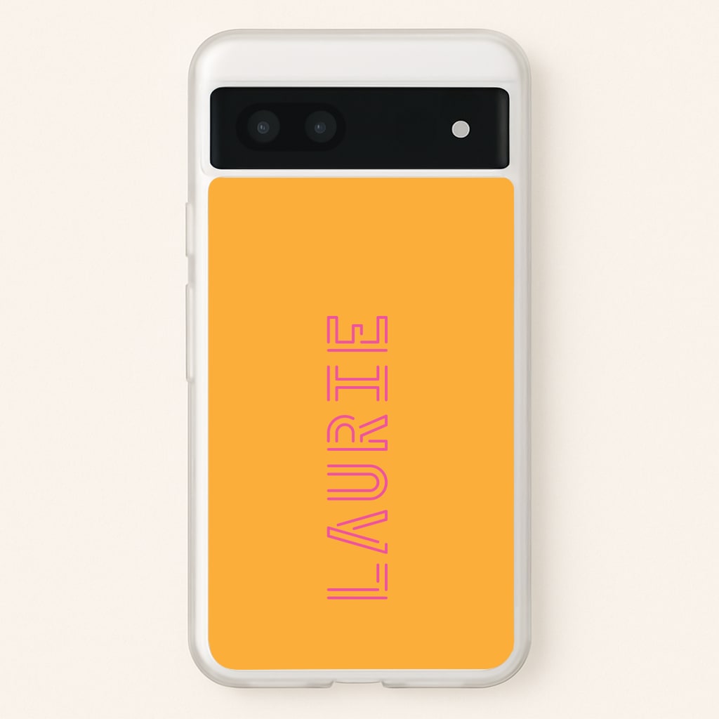 Neon Sign Personalised Name - Personalised Phone Case for Google Pixel 6a