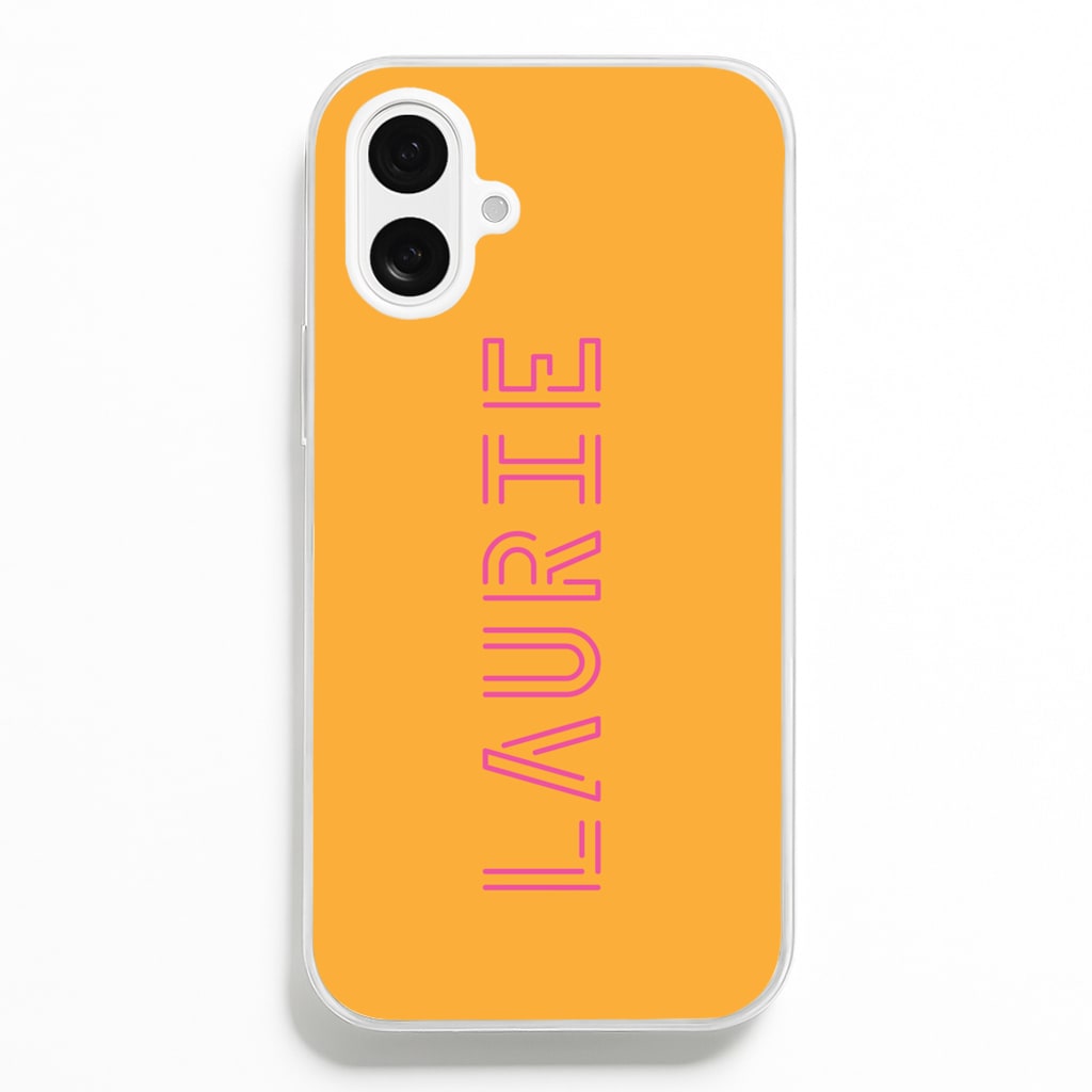 Neon Sign Personalised Name - Personalised Phone Case for iPhone 16 Plus
