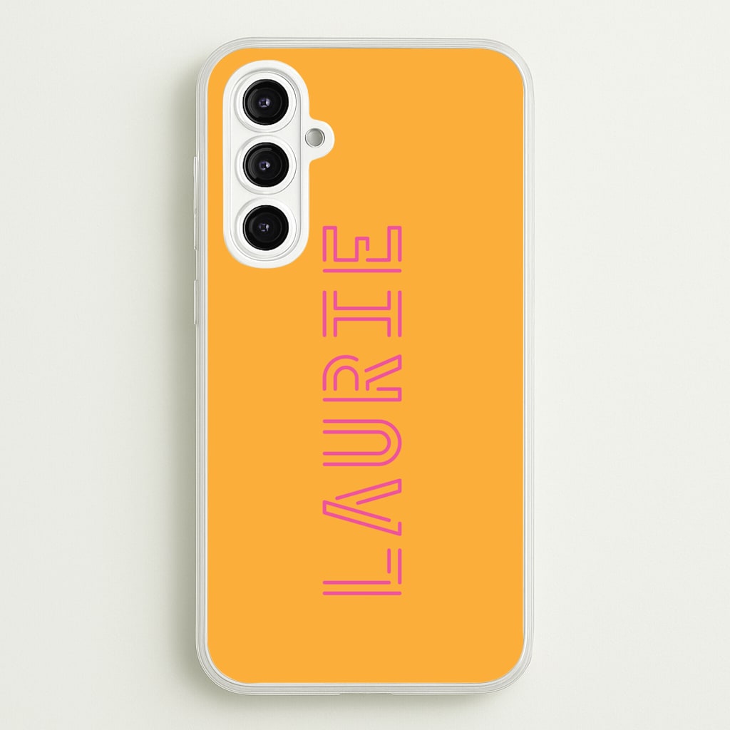 Neon Sign Personalised Name - Personalised Phone Case for Galaxy A16