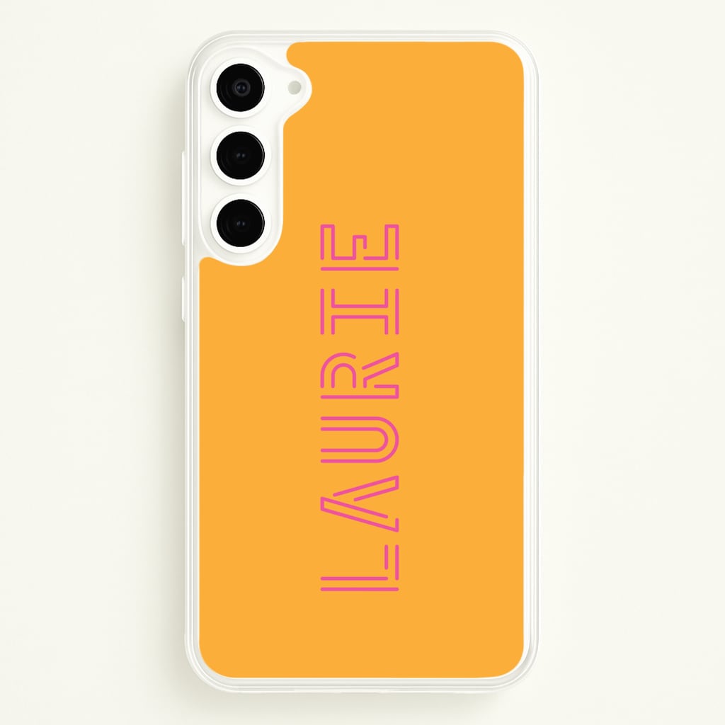 Neon Sign Personalised Name - Personalised Phone Case for Galaxy S23