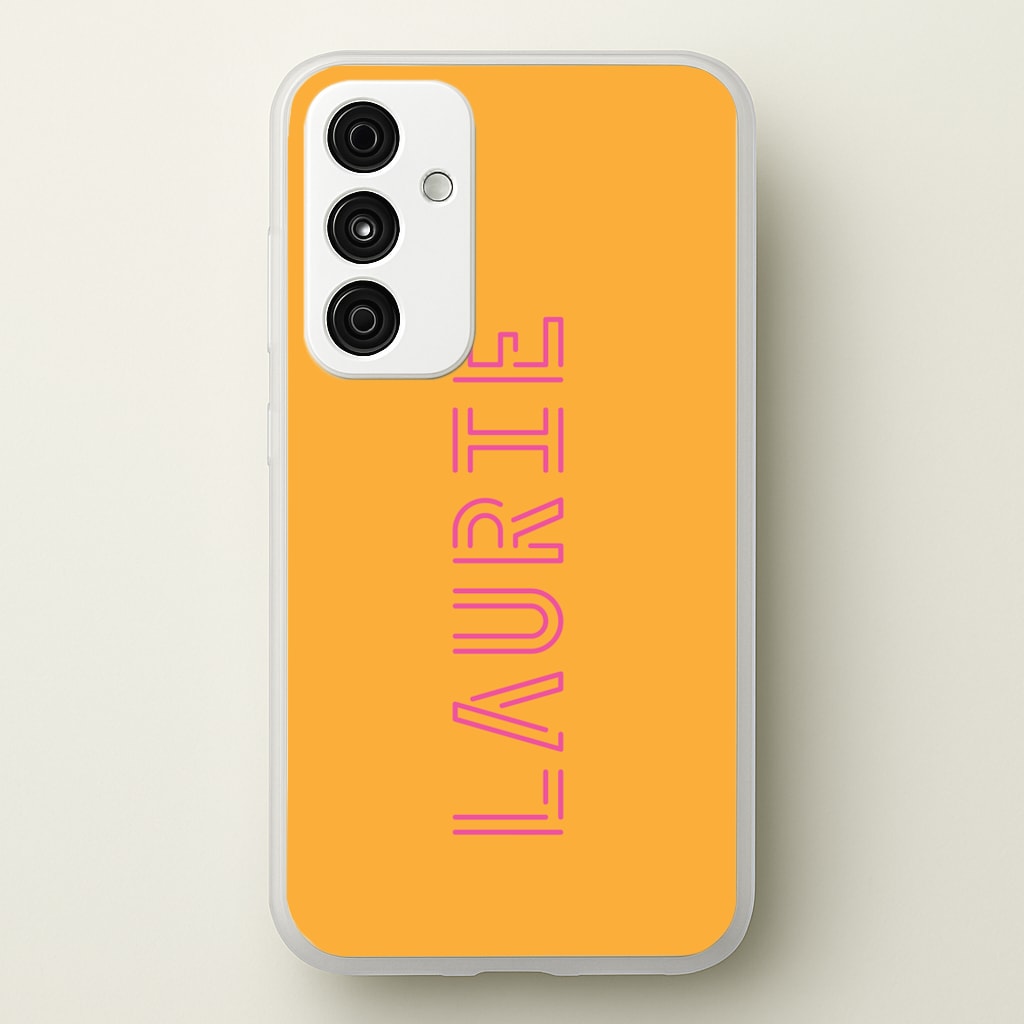 Neon Sign Personalised Name - Personalised Phone Case for Galaxy A15