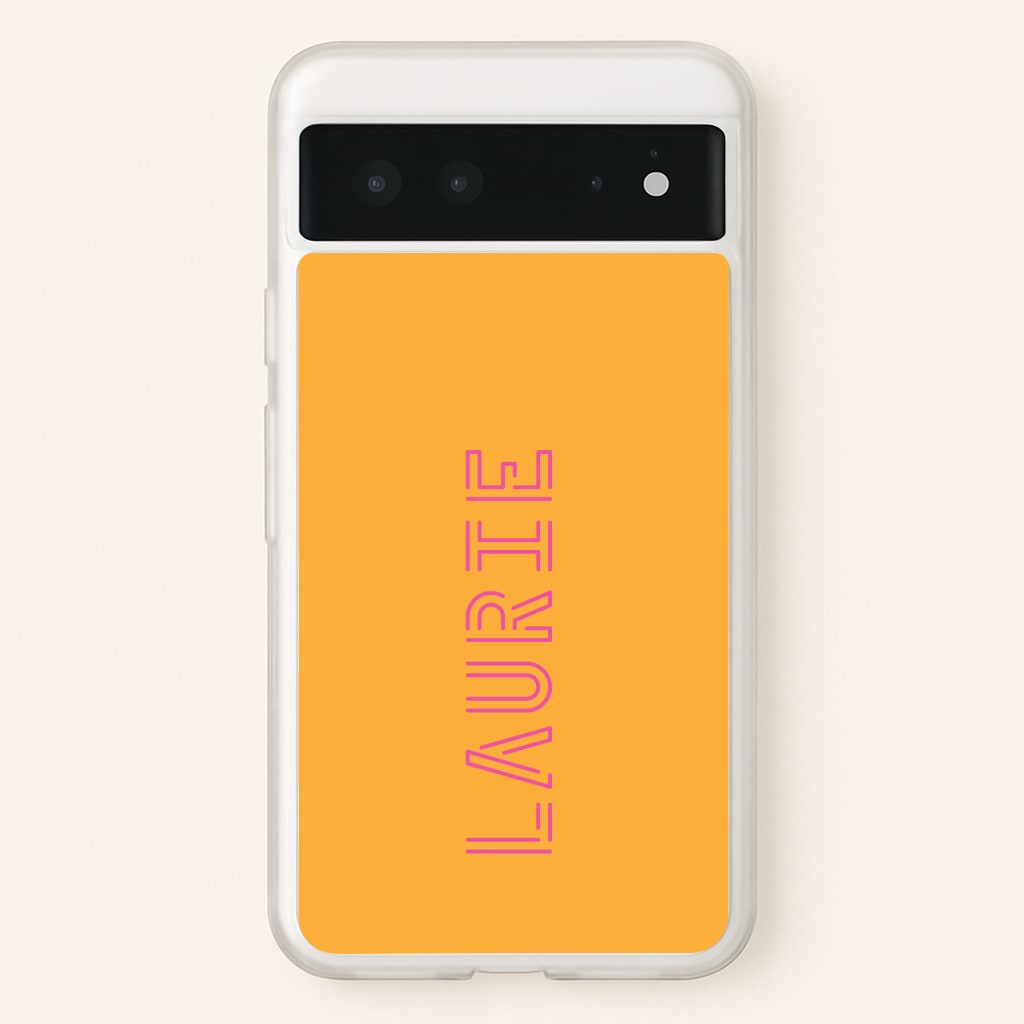 Neon Sign Personalised Name - Personalised Phone Case for Google Pixel 6