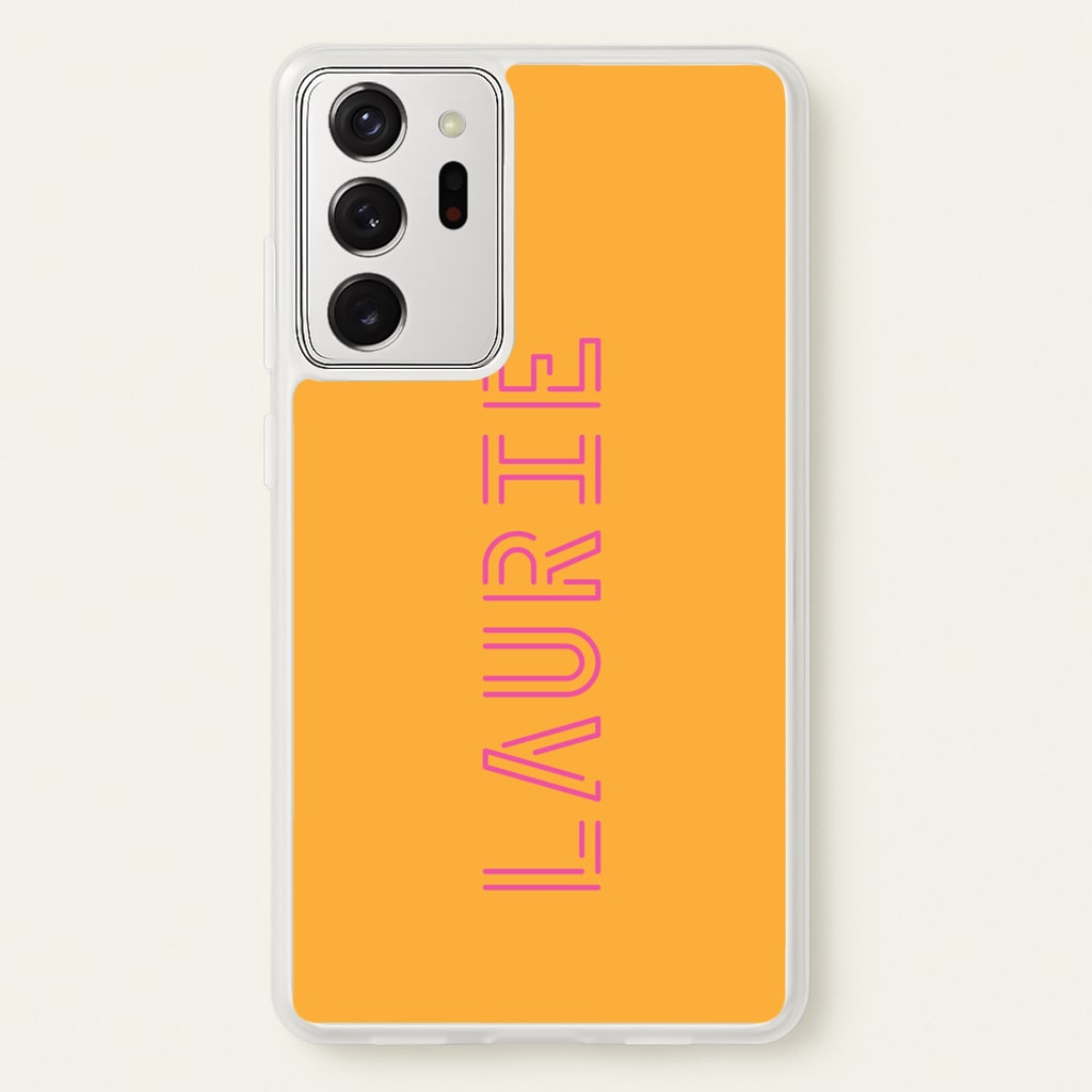 Neon Sign Personalised Name - Personalised Phone Case for Galaxy Note 20 Ultra