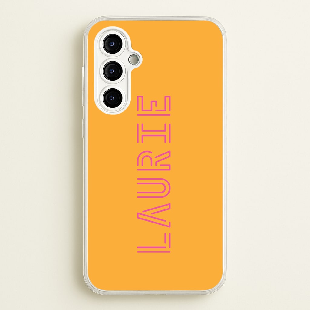 Neon Sign Personalised Name - Personalised Phone Case for Galaxy A54
