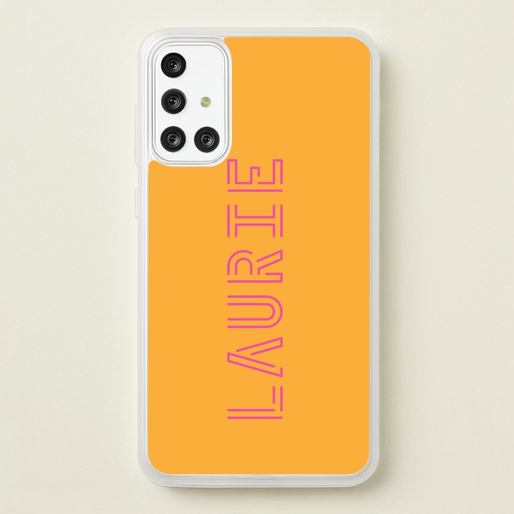 Neon Sign Personalised Name - Personalised Phone Case for Galaxy A71