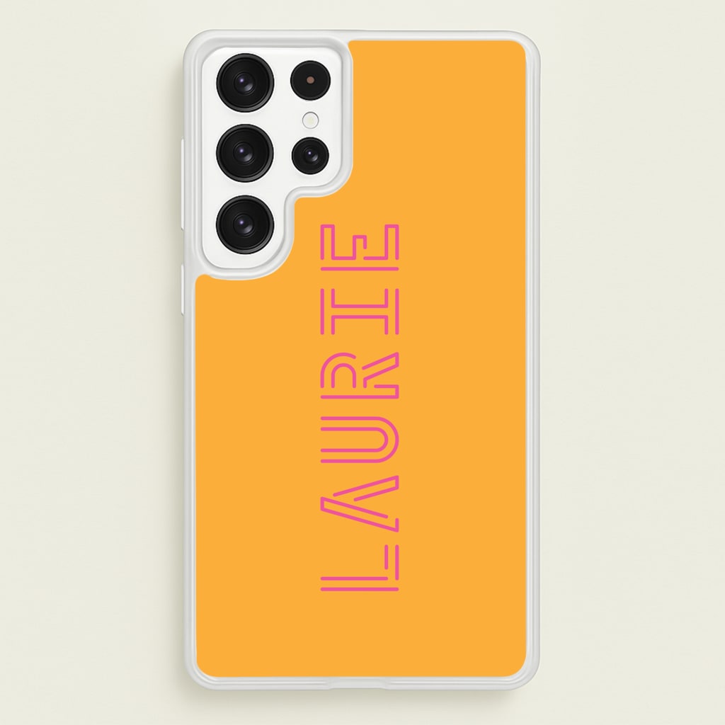Neon Sign Personalised Name - Personalised Phone Case for Galaxy S23 Ultra
