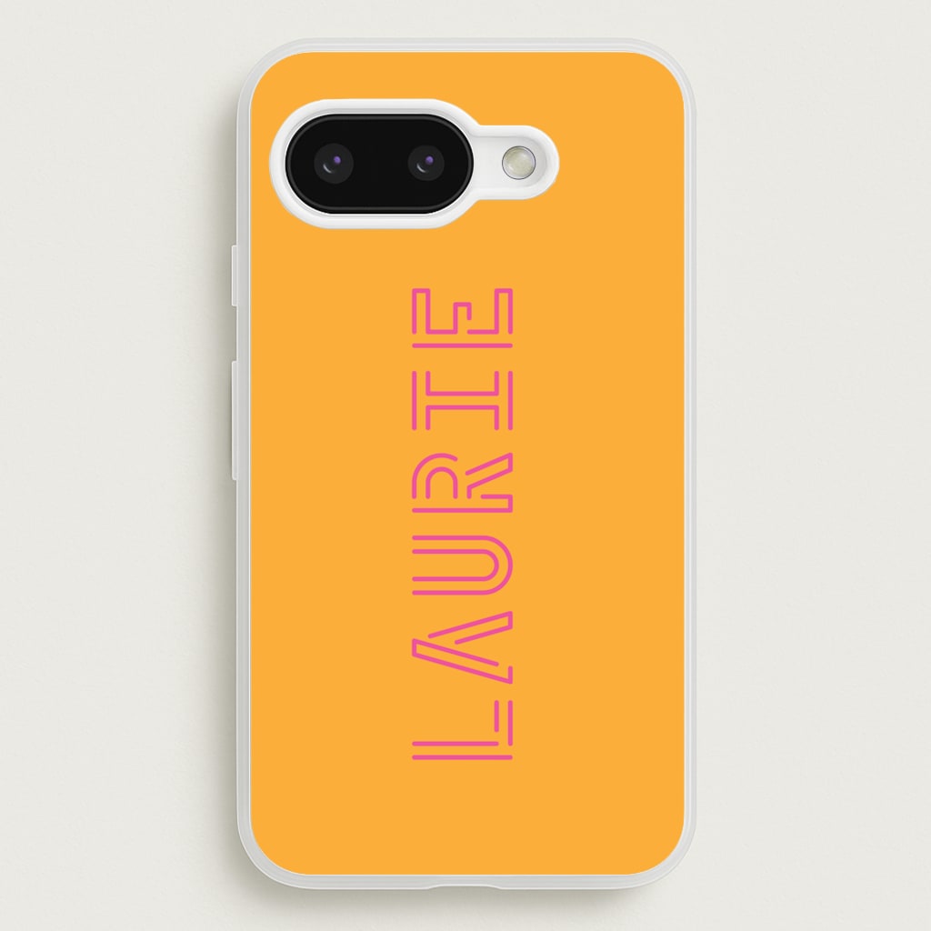 Neon Sign Personalised Name - Personalised Phone Case for Google Pixel 9a