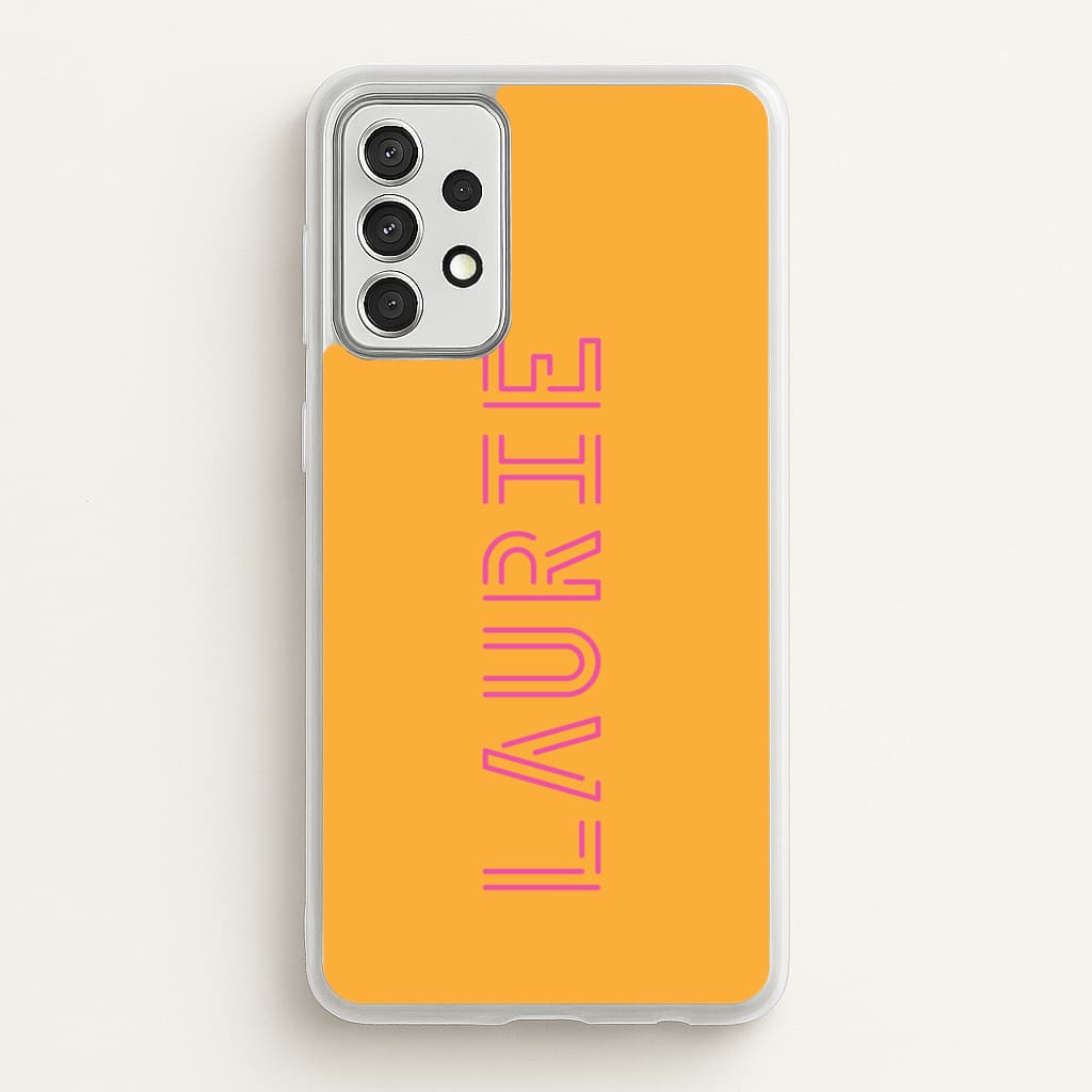 Neon Sign Personalised Name - Personalised Phone Case for Galaxy A52 / A52s