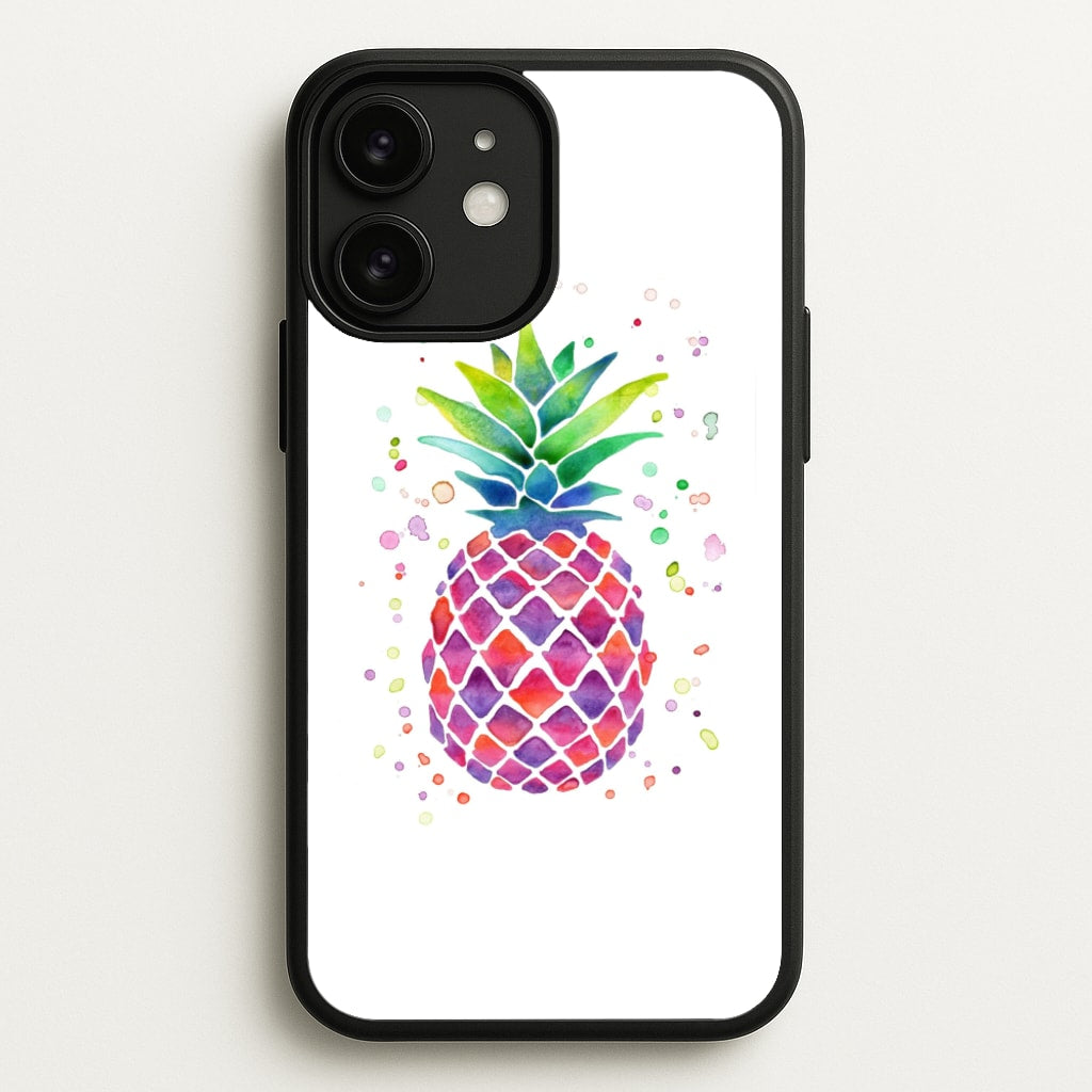 Watercolour Pineapple - Caspar Lee Phone Case for iPhone 11