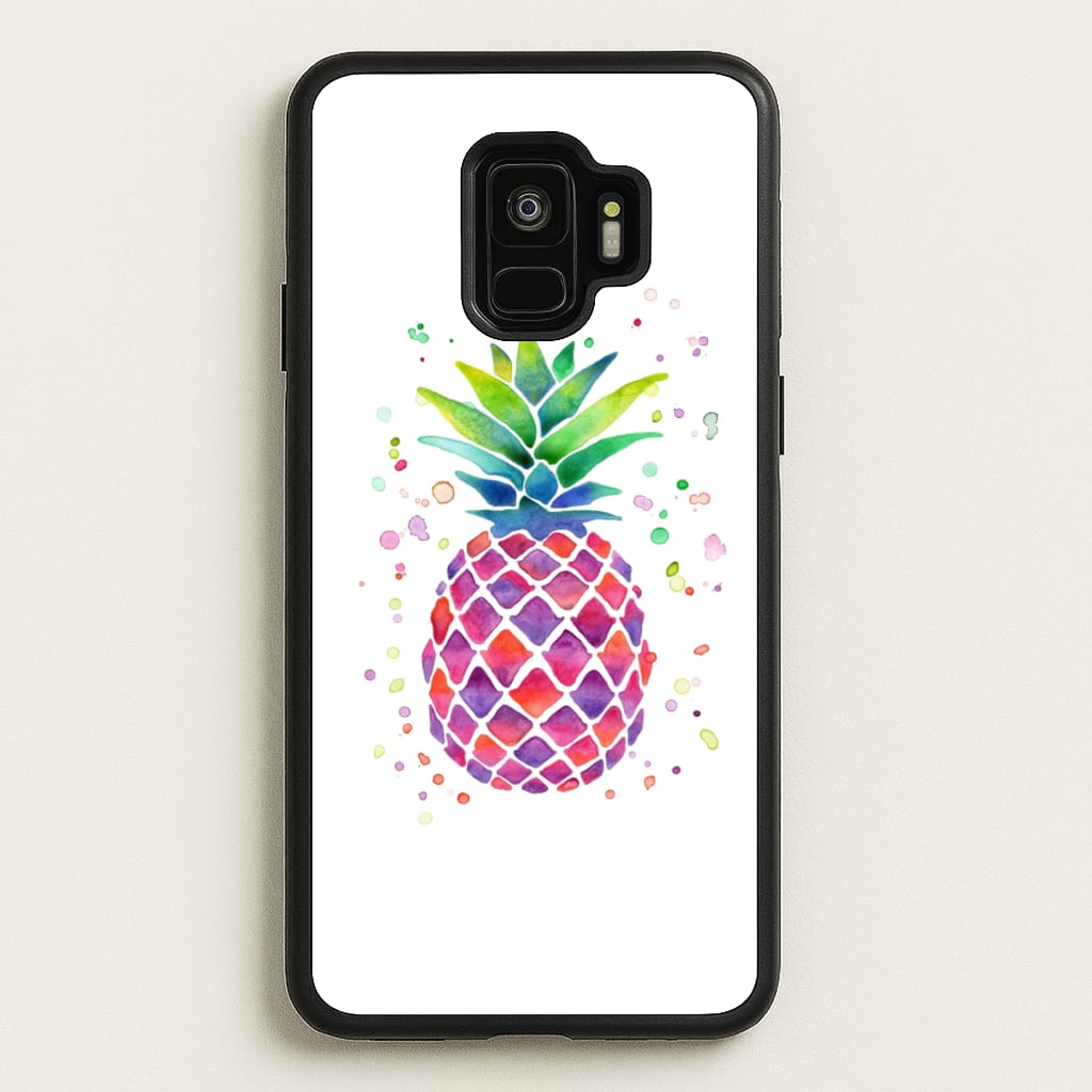 Watercolour Pineapple - Caspar Lee Phone Case for Galaxy S9