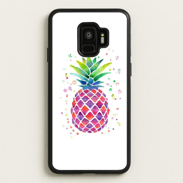 Watercolour Pineapple - Caspar Lee Phone Case for Galaxy S9