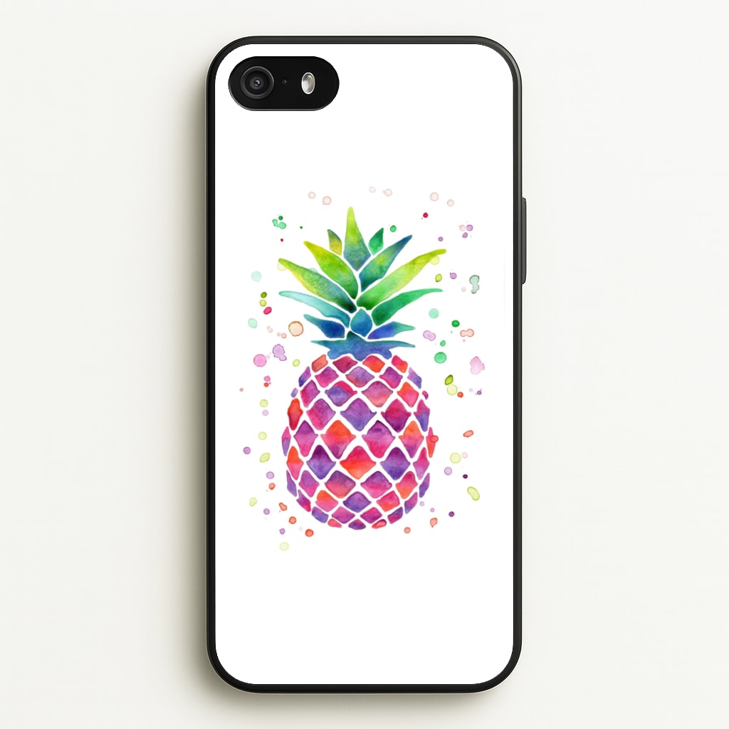 Watercolour Pineapple - Caspar Lee Phone Case for iPhone 5 / 5s / SE 2016