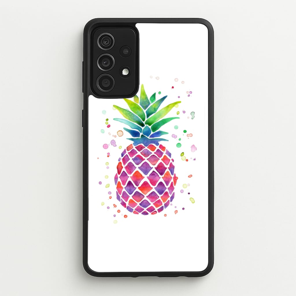 Watercolour Pineapple - Caspar Lee Phone Case for Galaxy A52 / A52s