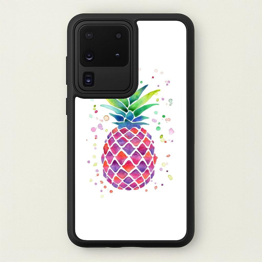 Watercolour Pineapple - Caspar Lee Phone Case for Galaxy S20 Ultra