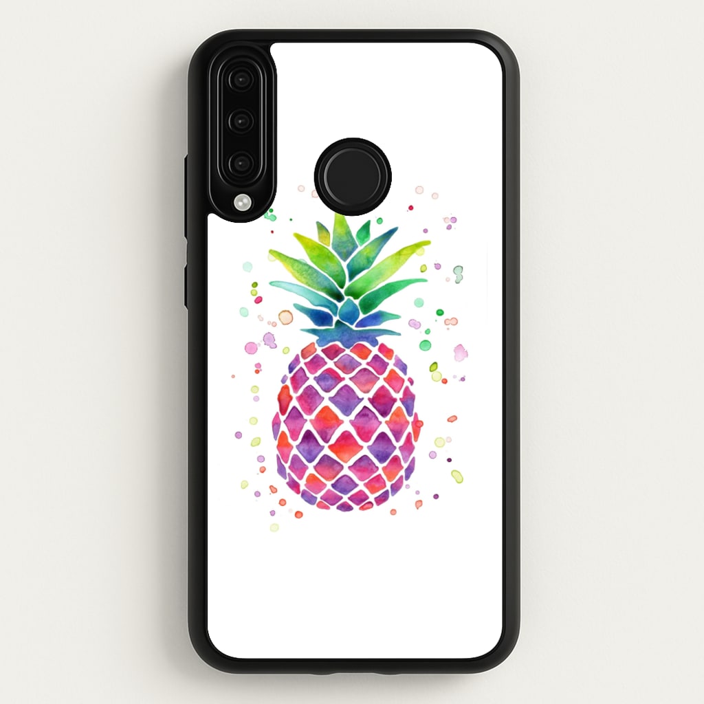 Watercolour Pineapple - Caspar Lee Phone Case for Huawei P30 Lite