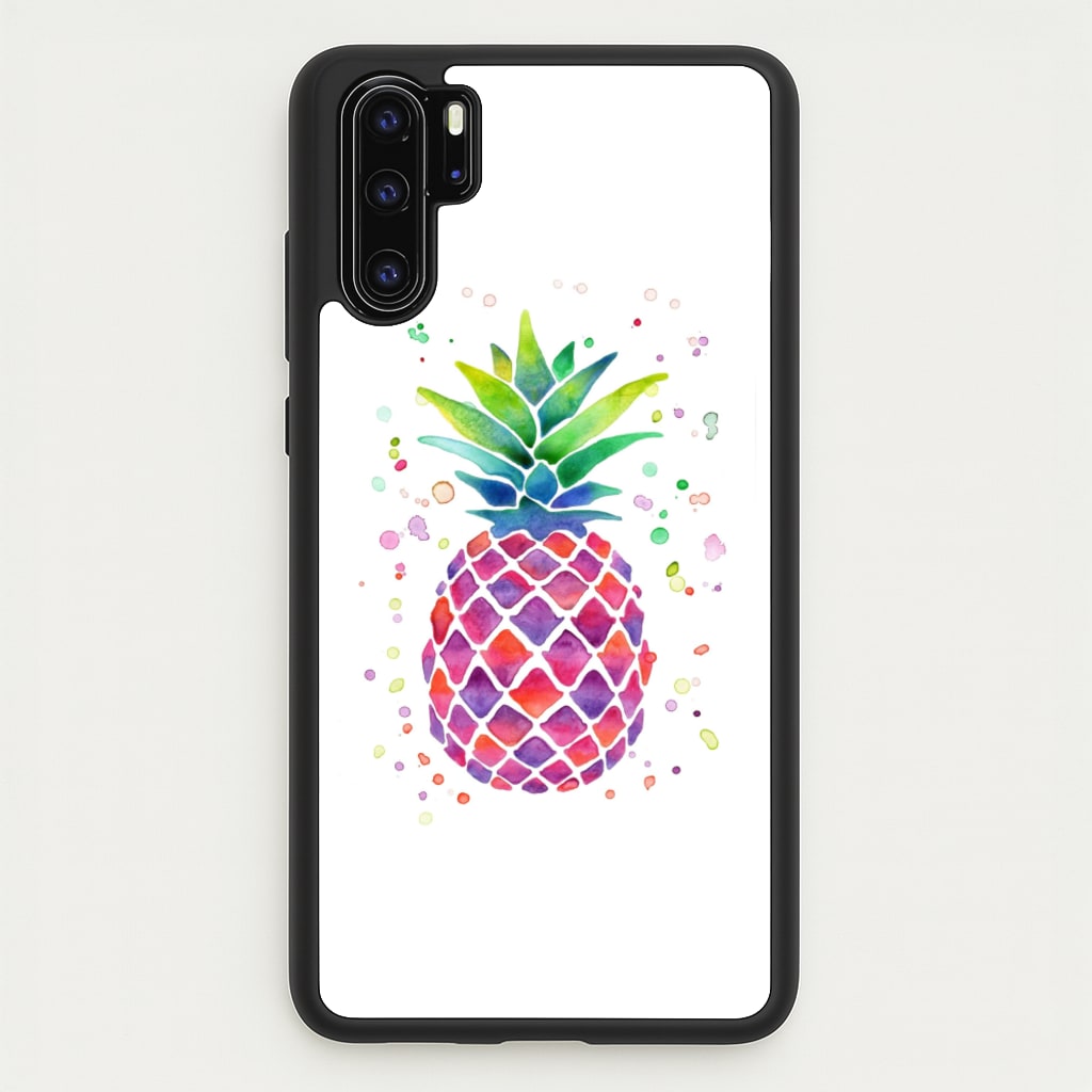 Watercolour Pineapple - Caspar Lee Phone Case for Huawei P30 Pro
