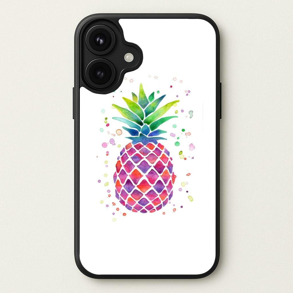 Watercolour Pineapple Phone Case for iPhone 17