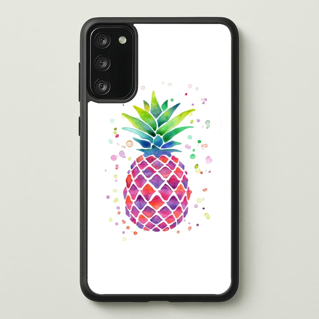 Watercolour Pineapple - Caspar Lee Phone Case for Galaxy S20