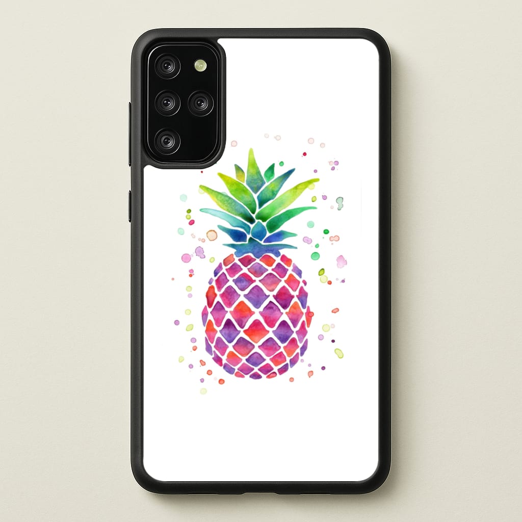 Watercolour Pineapple - Caspar Lee Phone Case for Galaxy S20 Plus