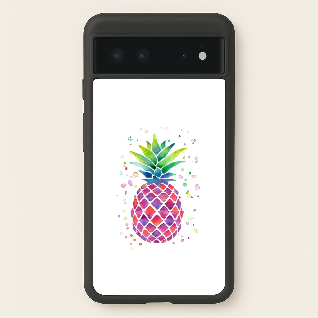 Watercolour Pineapple - Caspar Lee Phone Case for Google Pixel 6