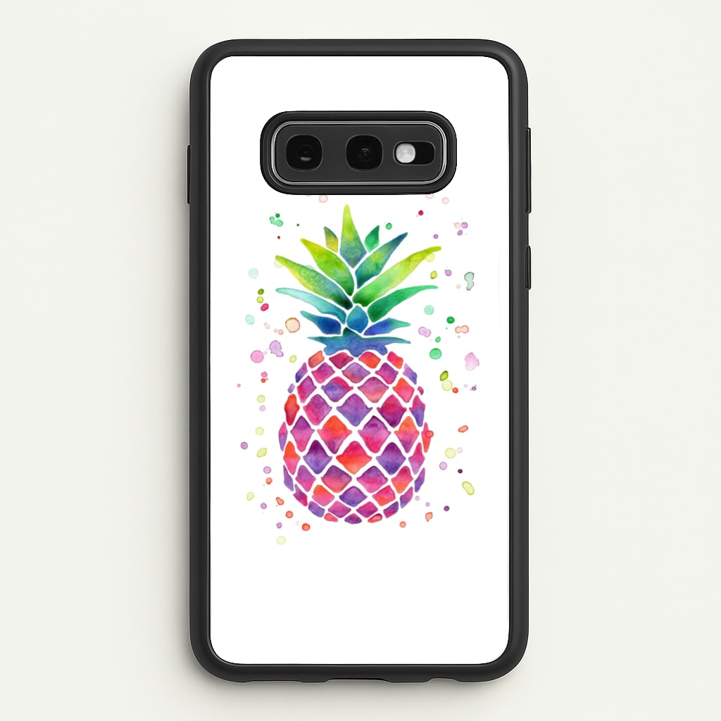 Watercolour Pineapple - Caspar Lee Phone Case for Galaxy S10e