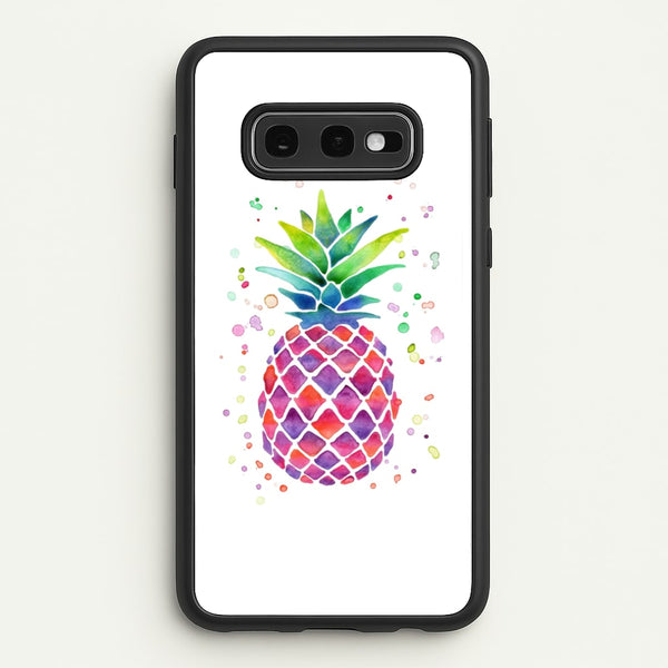 Watercolour Pineapple - Caspar Lee Phone Case for Galaxy S10e