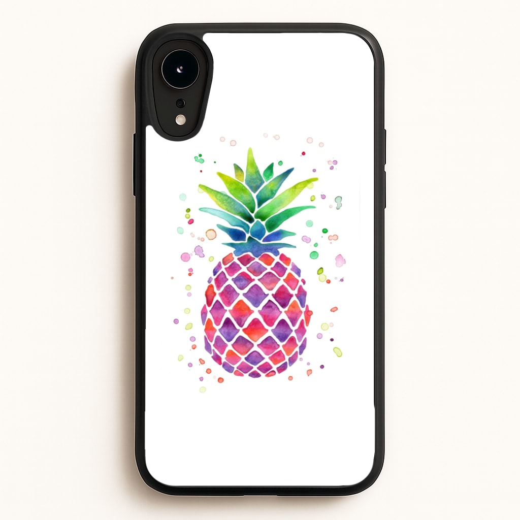Watercolour Pineapple - Caspar Lee Phone Case for iPhone XR
