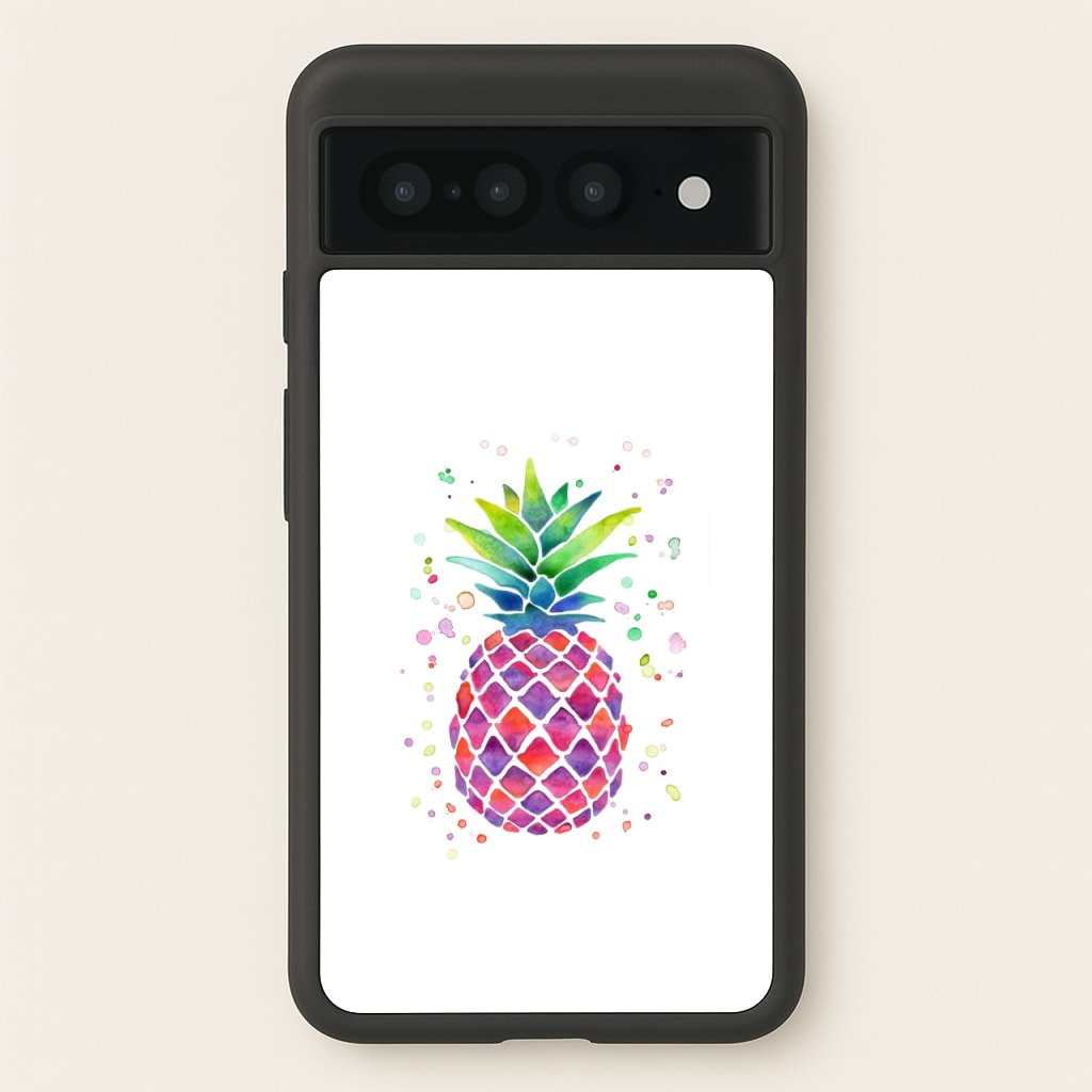 Watercolour Pineapple - Caspar Lee Phone Case for Google Pixel 7 Pro