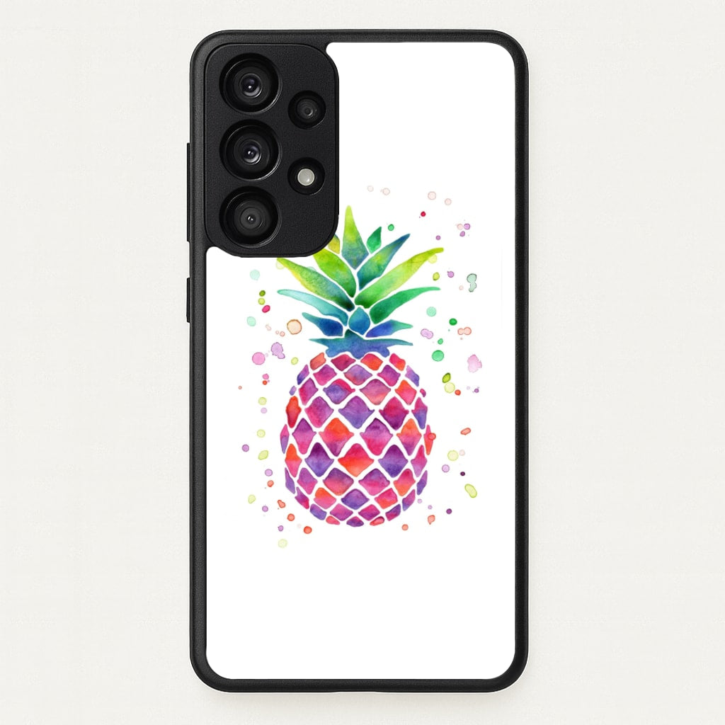 Watercolour Pineapple - Caspar Lee Phone Case for Galaxy A33