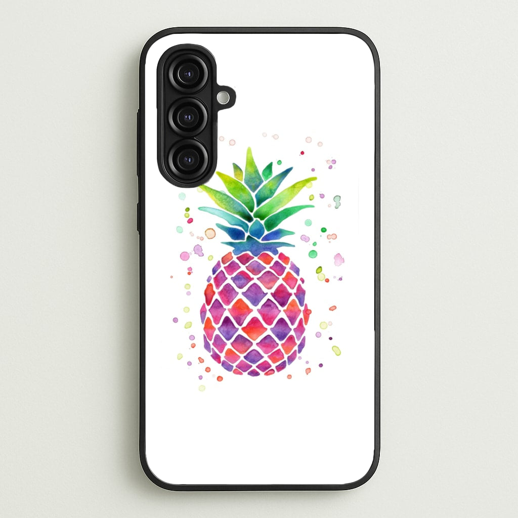 Watercolour Pineapple - Caspar Lee Phone Case for Galaxy A16