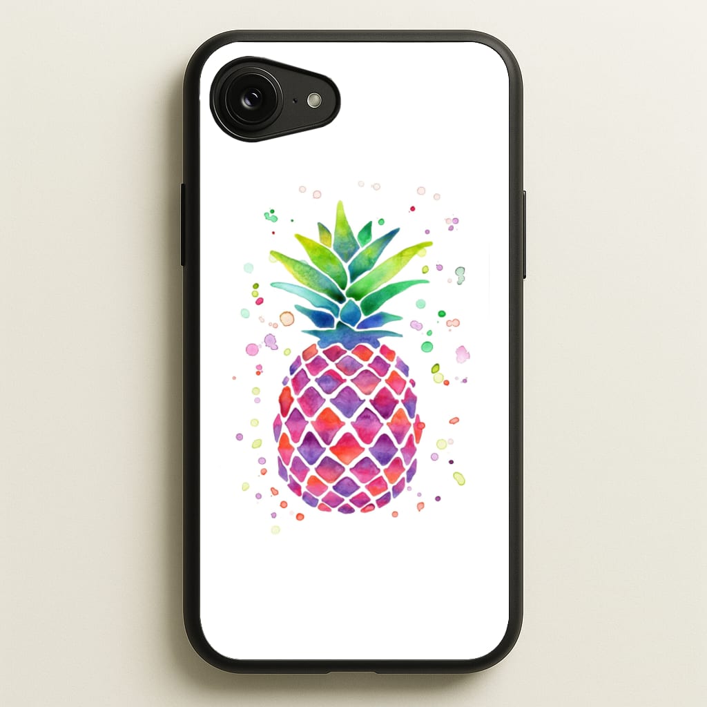 Watercolour Pineapple - Caspar Lee Phone Case for iPhone 16e