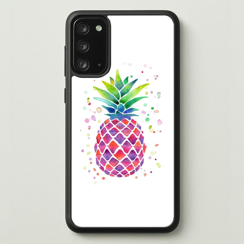 Watercolour Pineapple - Caspar Lee Phone Case for Galaxy Note 20