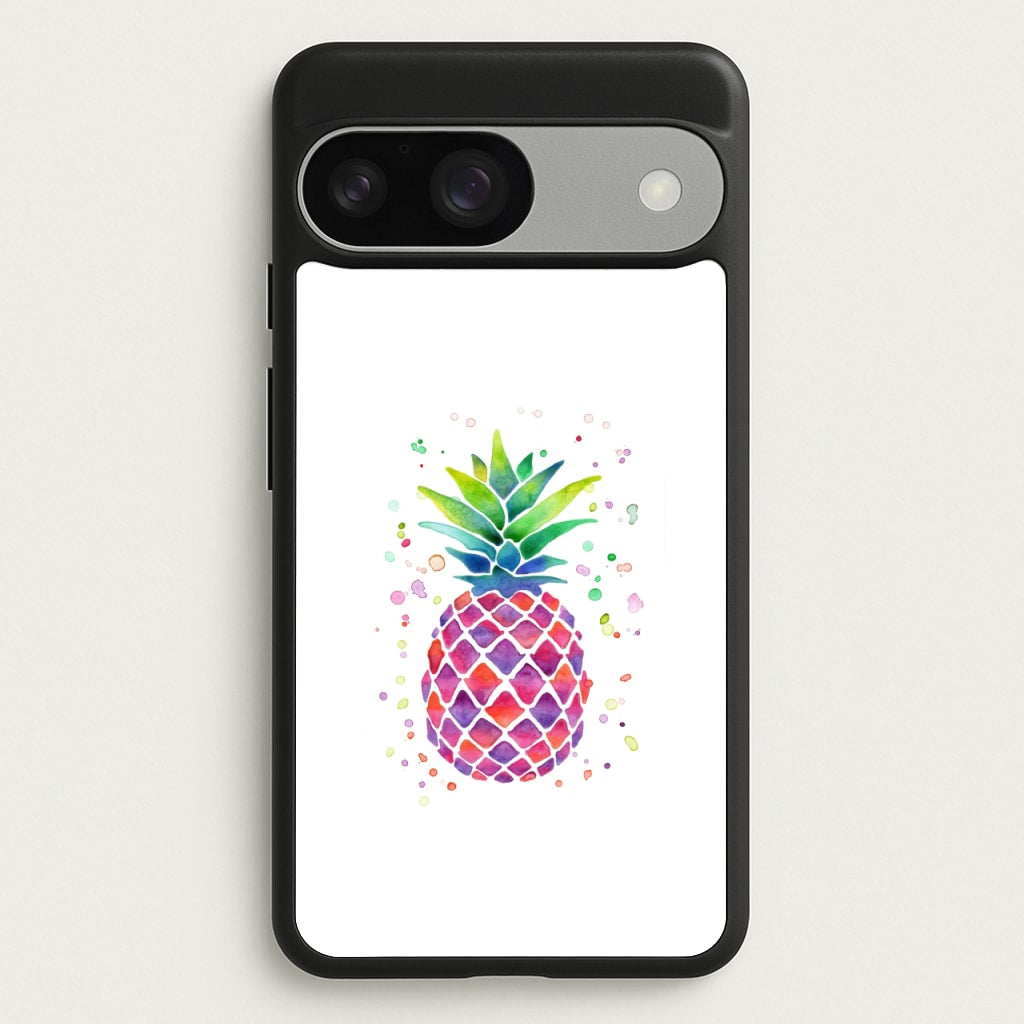 Watercolour Pineapple - Caspar Lee Phone Case for Google Pixel 9 / 9 Pro