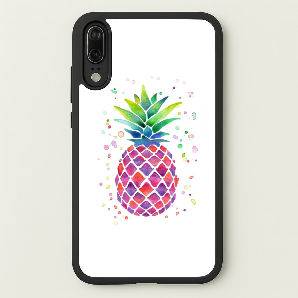Watercolour Pineapple - Caspar Lee Phone Case for Huawei P20