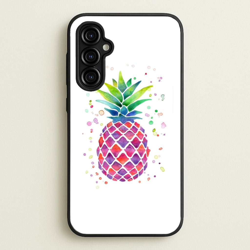 Watercolour Pineapple - Caspar Lee Phone Case for Galaxy A54