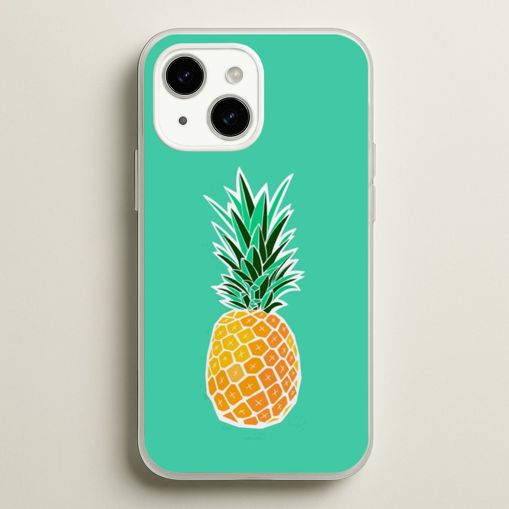 Cartoon Pineapple - Caspar Lee Phone Case for iPhone 15