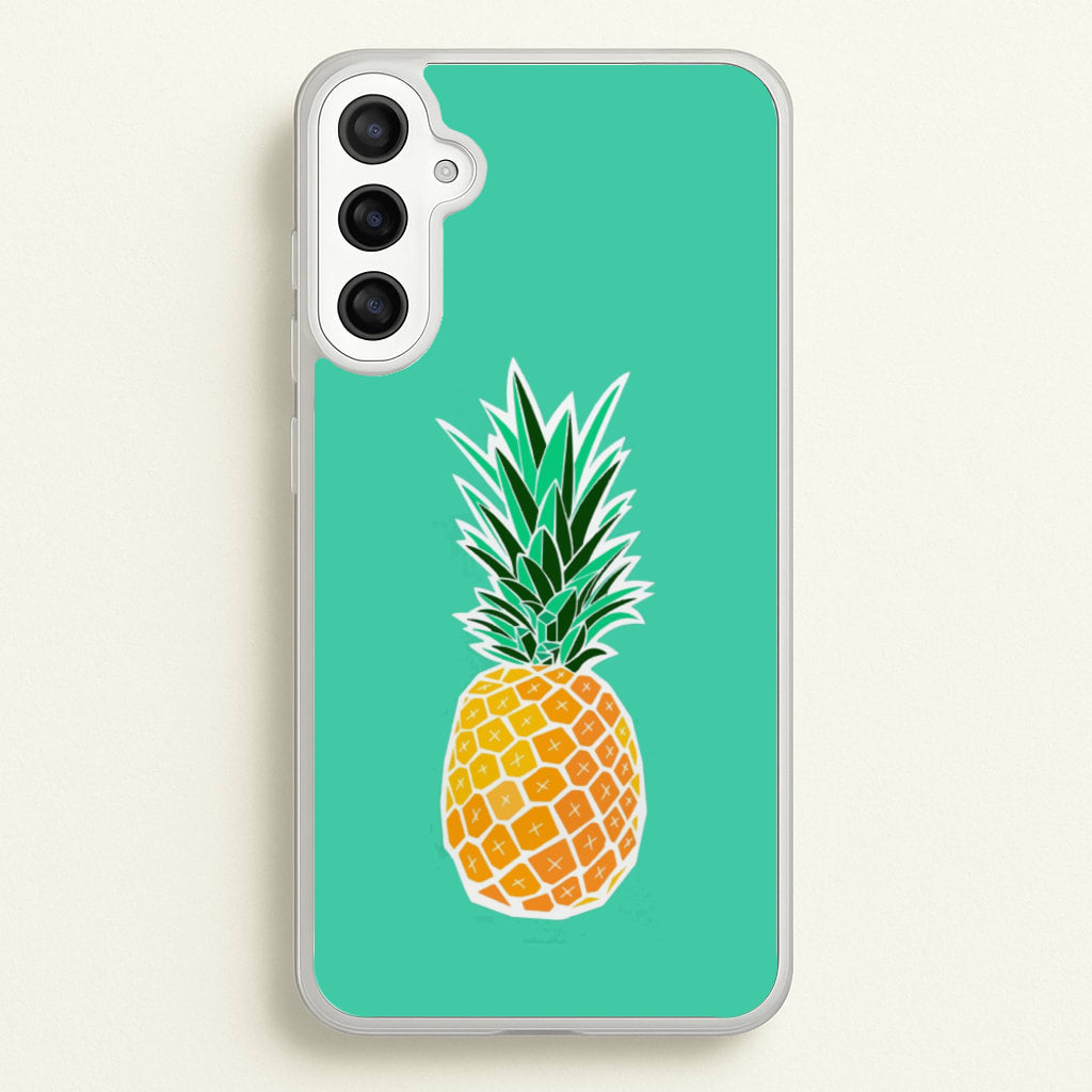 Cartoon Pineapple - Caspar Lee Phone Case for Galaxy A36
