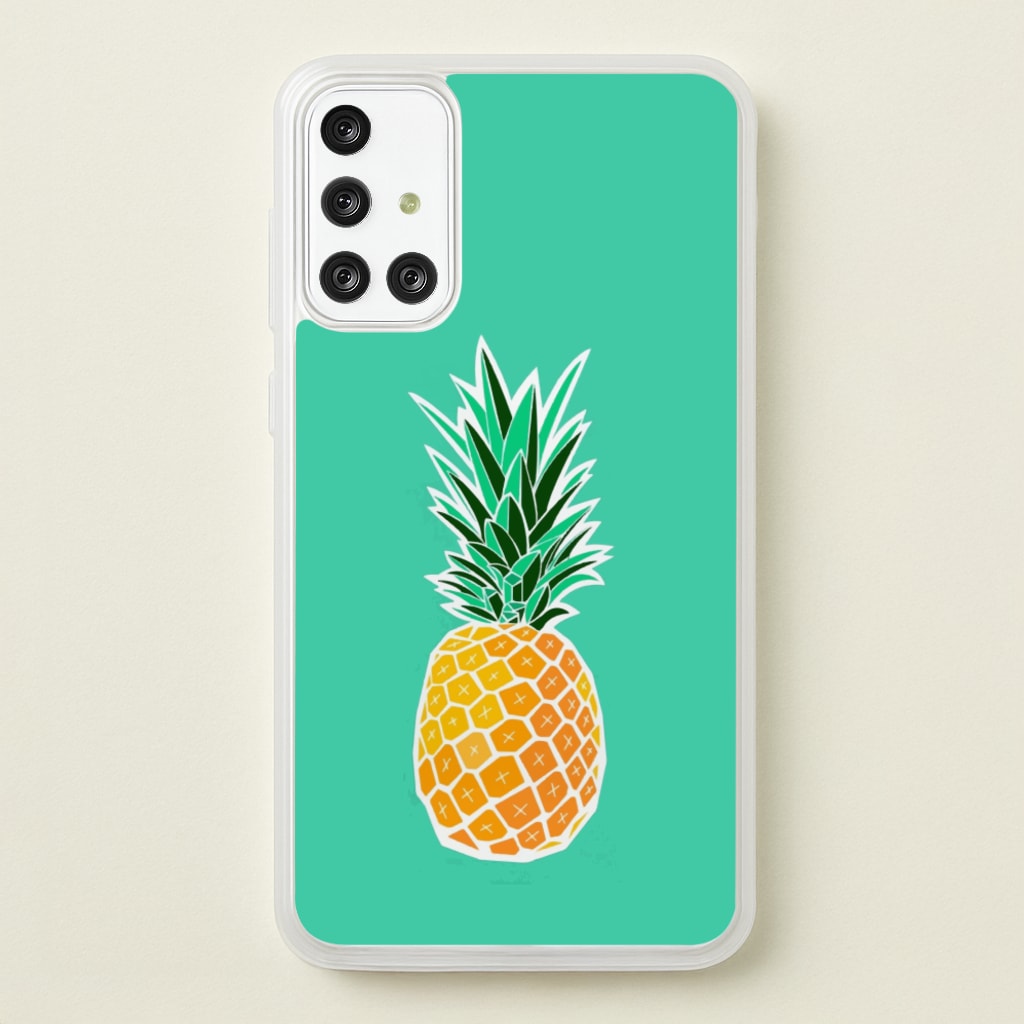 Cartoon Pineapple - Caspar Lee Phone Case for Galaxy A71