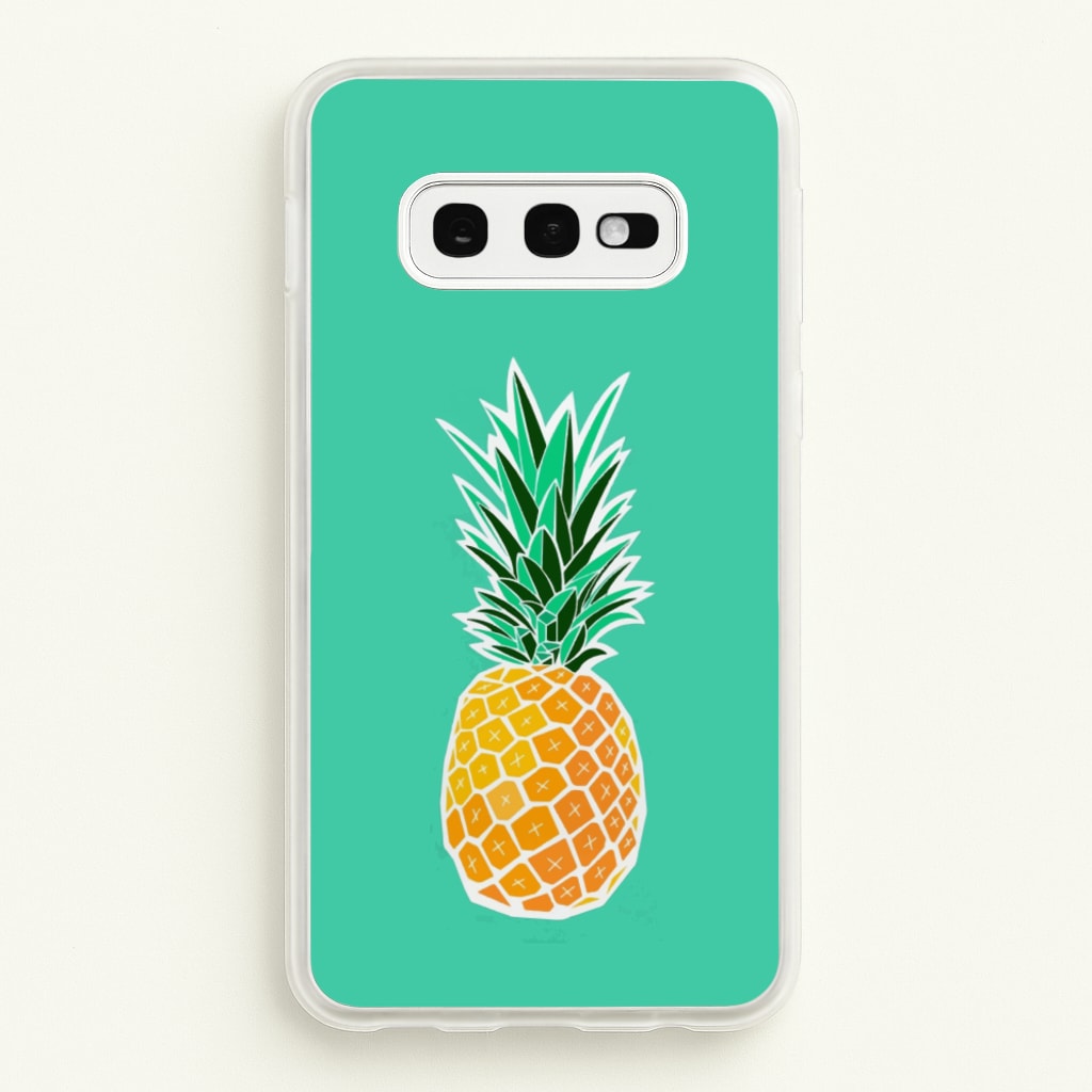 Cartoon Pineapple - Caspar Lee Phone Case for Galaxy S10e