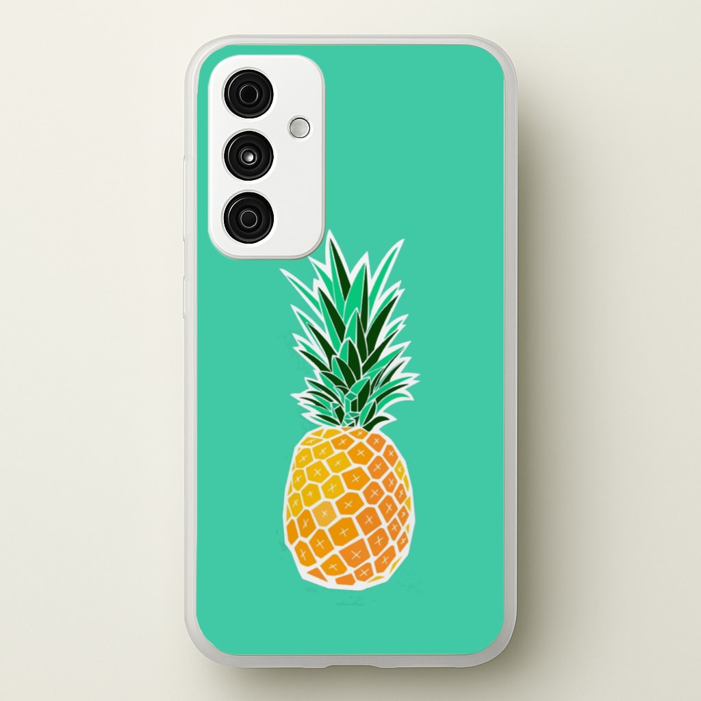 Cartoon Pineapple - Caspar Lee Phone Case for Galaxy A35