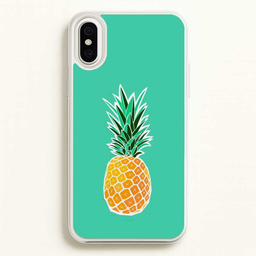 Cartoon Pineapple - Caspar Lee Phone Case for iPhone XS Max